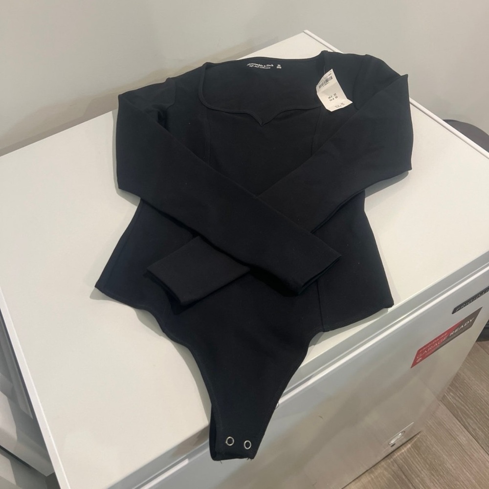 Black Long Sleeve Bodysuit